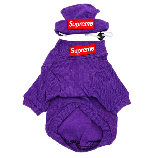 Pupreme Sweatshirt & Hat - Image 4