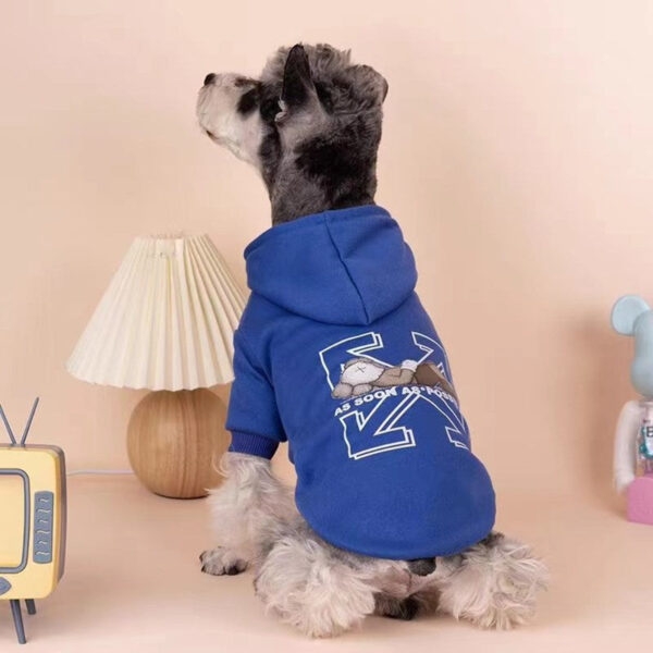 Woof-White x Paws Hoodie - Image 3