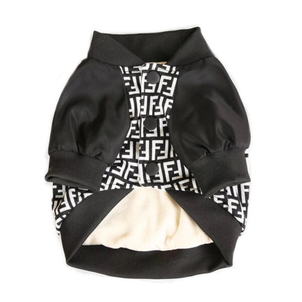 Furdi Black Bomber Jacket