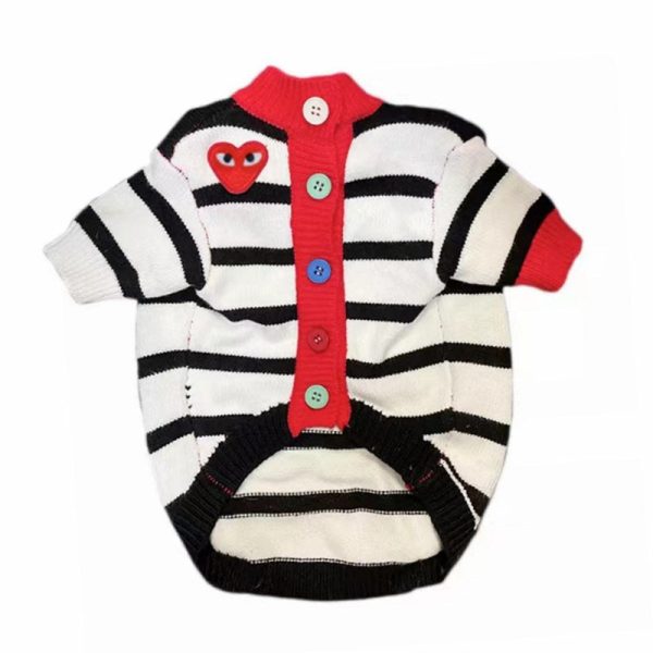 CDG Striped Cardigan