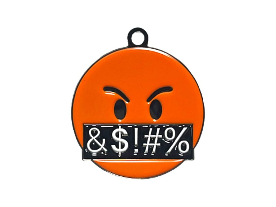 Angry Face Tag