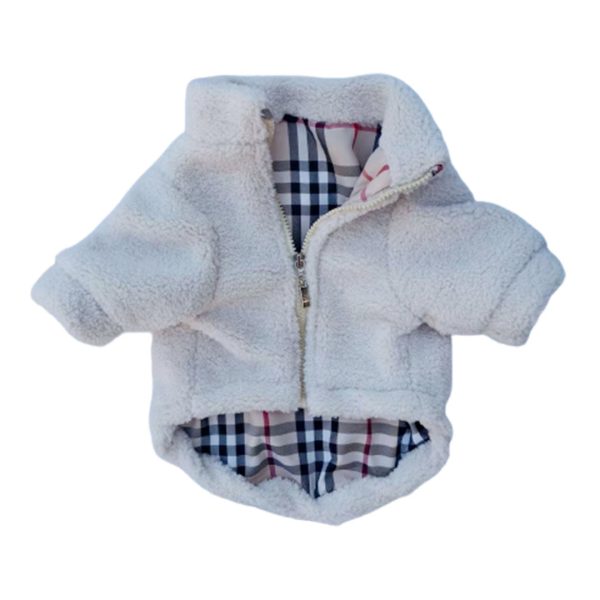 Furberry Beige Fleece Jacket