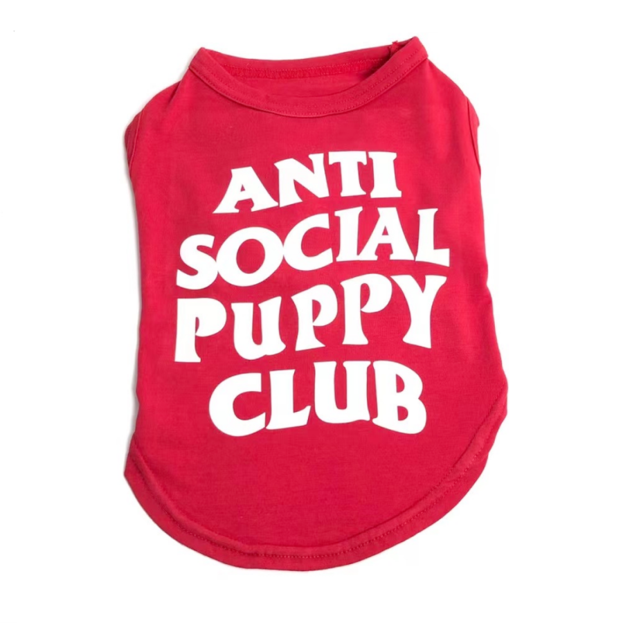 Anti Social Puppy Club Sleeveless Tee - Image 4