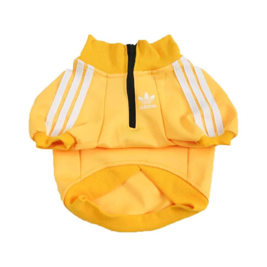 Adidog Pullover Jacket Hype Pups designer dog clothes.