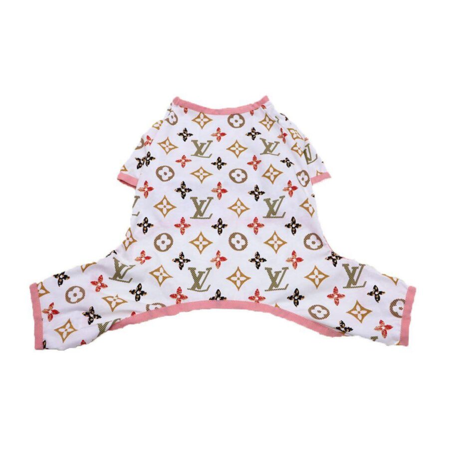 Chewy V Monogram Jumper Hype Pups designer dog clothes.