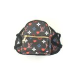 Chewy V Multicolor Backpack Hype Pups designer dog clothes.