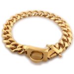 Cuban Link Dog Collar Hype Pups designer dog clothes.