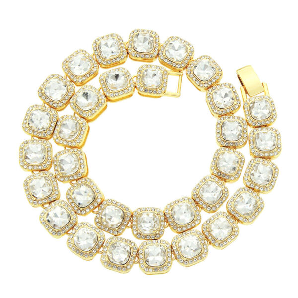 Clustered Tennis Necklace