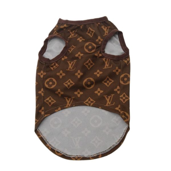Chewy V Brown Sleeveless Tee
