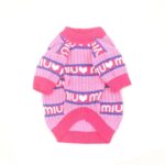 MU MU Ribbed Dog Sweater Hype Pups designer dog clothes.