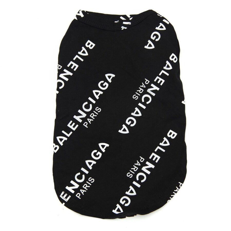 Pawlenciaga Sleeveless Tee Hype Pups designer dog clothes.