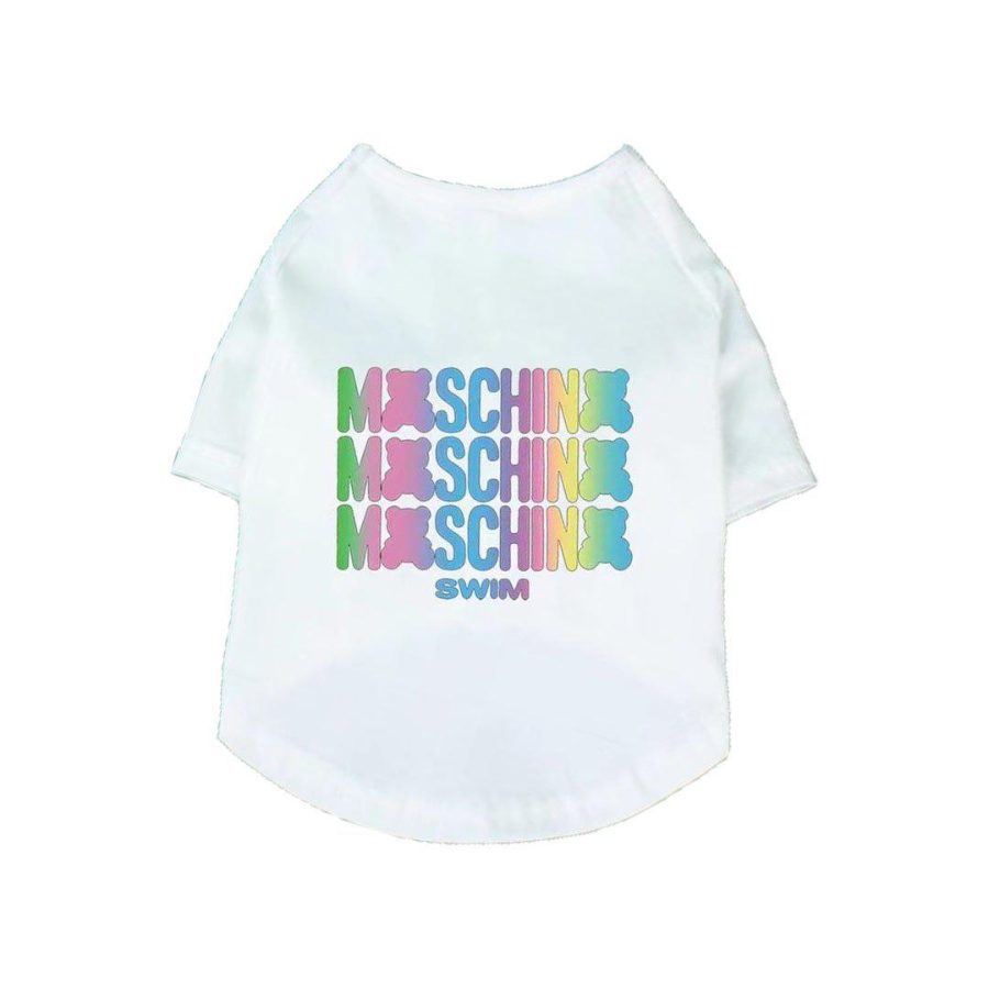 Pupchino Swim Tee Hype Pups designer dog clothes.