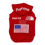 Pupreme x TDF Hoodie Hype Pups designer dog clothes.