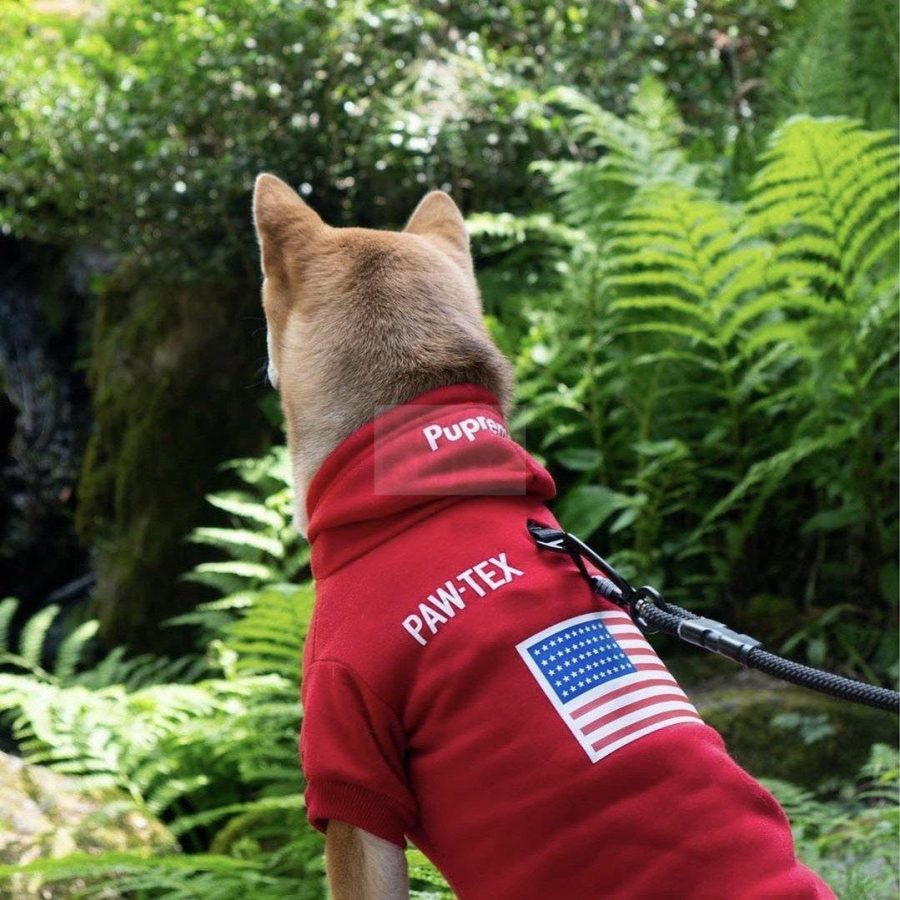 Pupreme x TDF Hoodie Hype Pups designer dog clothes.