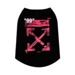 Woof White "99" Sweatshirt Hype Pups designer dog clothes.