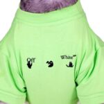 Woof-White Hands Tee Hype Pups designer dog clothes.