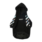 Woof-White Quote Hoodie