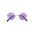 Round Frame Dog Sunglasses - Purple
