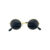 Round Frame Dog Sunglasses - Black