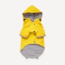 Stripe Lined dog raincoat