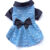 Chewnel Denim Bowtie Dress - Black