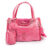 Luxury Croco Embossed Carrier - Pink
