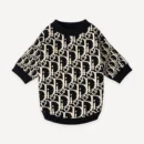 Oblique Monogram dog sweater inspired by Dior