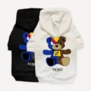 Teddy Bear dog hoodie inspired by Fendi