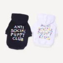 Gradient Logo dog hoodie inspired by Anti Social Social Club view 2