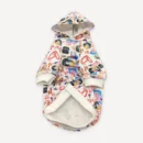 Multicolor Print dog hoodie inspired by Louis Vuitton