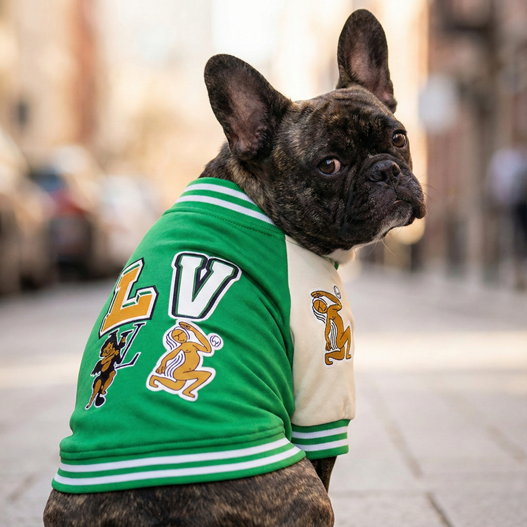 Chewy V Varsity Bomber Jacket