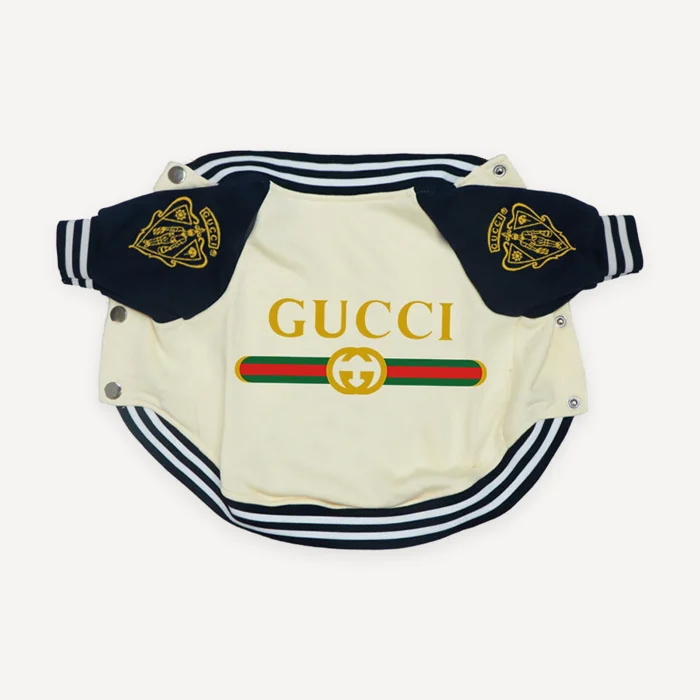 Pucci Crest Varsity dog jacket