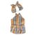 Furberry Plaid Halter Romper - Brown