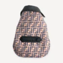 Ff Monogram dog carrier inspired by Fendi view 8