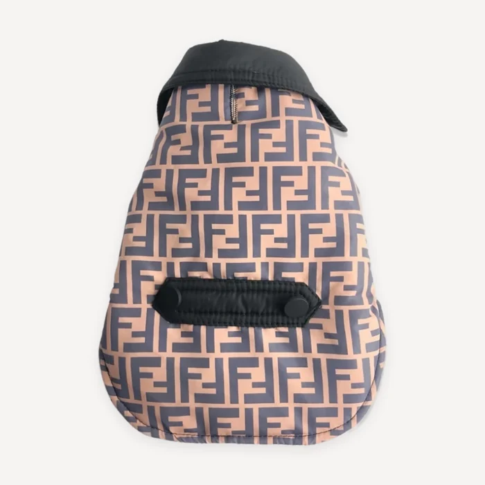 Ff Monogram dog carrier inspired by Fendi view 8