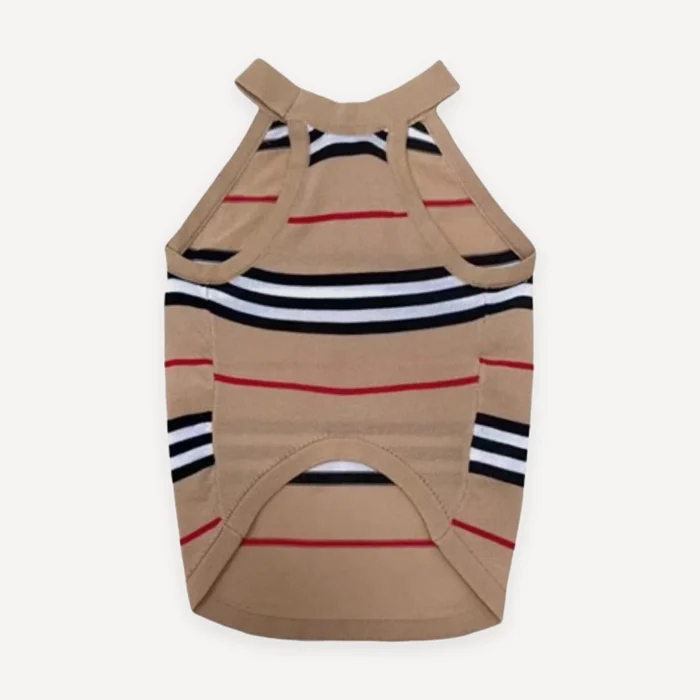 Icon Stripe dog dress inspired by Burberry view 3