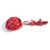 Chewy V Monogram Hat & Bow Tie Set - Red
