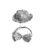 Chewy V Monogram Hat & Bow Tie Set - Reflective