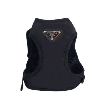 Pawda triangle logo harness with mesh panels and adjustable straps for dogs