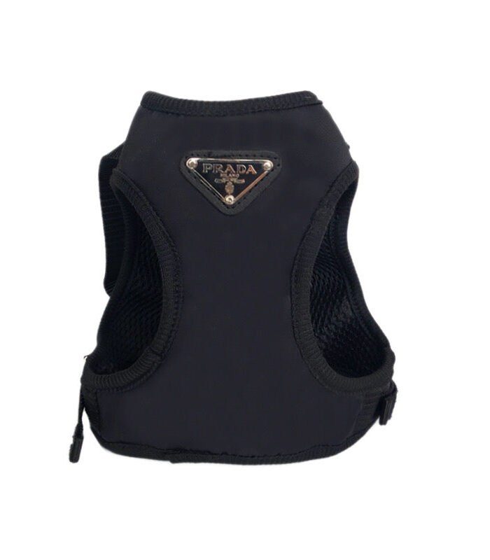 Pawda triangle logo harness with mesh panels and adjustable straps for dogs