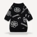 No. 5 dog sweater inspired by Chanel view 5