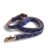 Chewy V Monogram Collar & Leash Set - Blue
