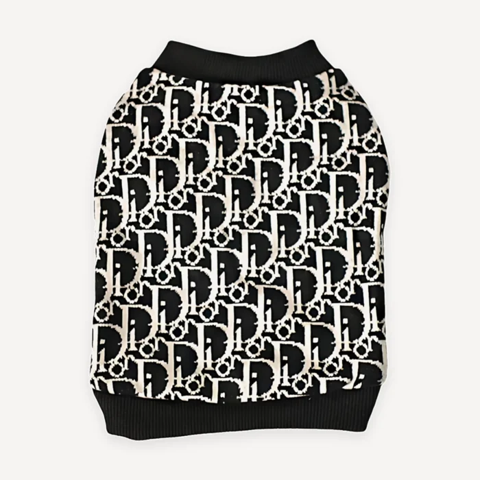 Oblique Monogram dog sweater inspired by Dior view 8