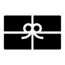 Black gift card design with white bow graphic for Hype Pups store