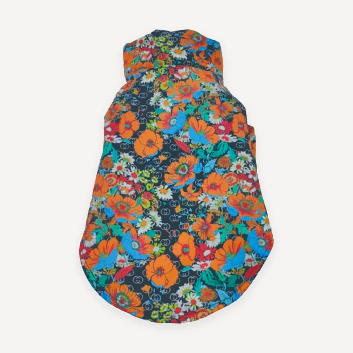 Floral dog vest inspired by Louis Vuitton view 7