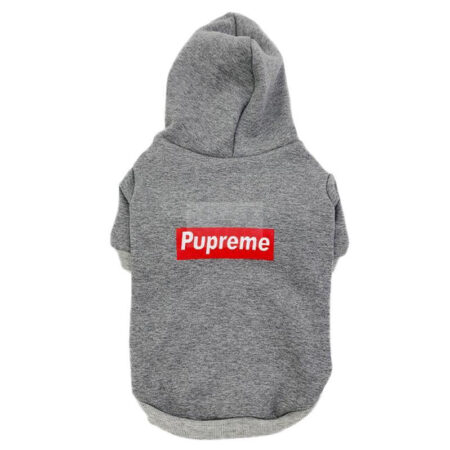 Pupreme Bogo Hoodie Hype Pups designer dog clothes.