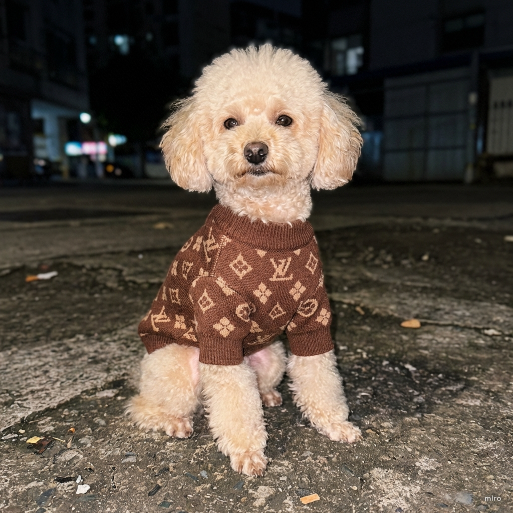 Dog sweaters and cardigans