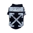 Woof-White Cabin Baggage Tee - Black