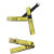 Woof White Harness & Leash Set - Yellow