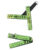 Woof White Harness & Leash Set - Green